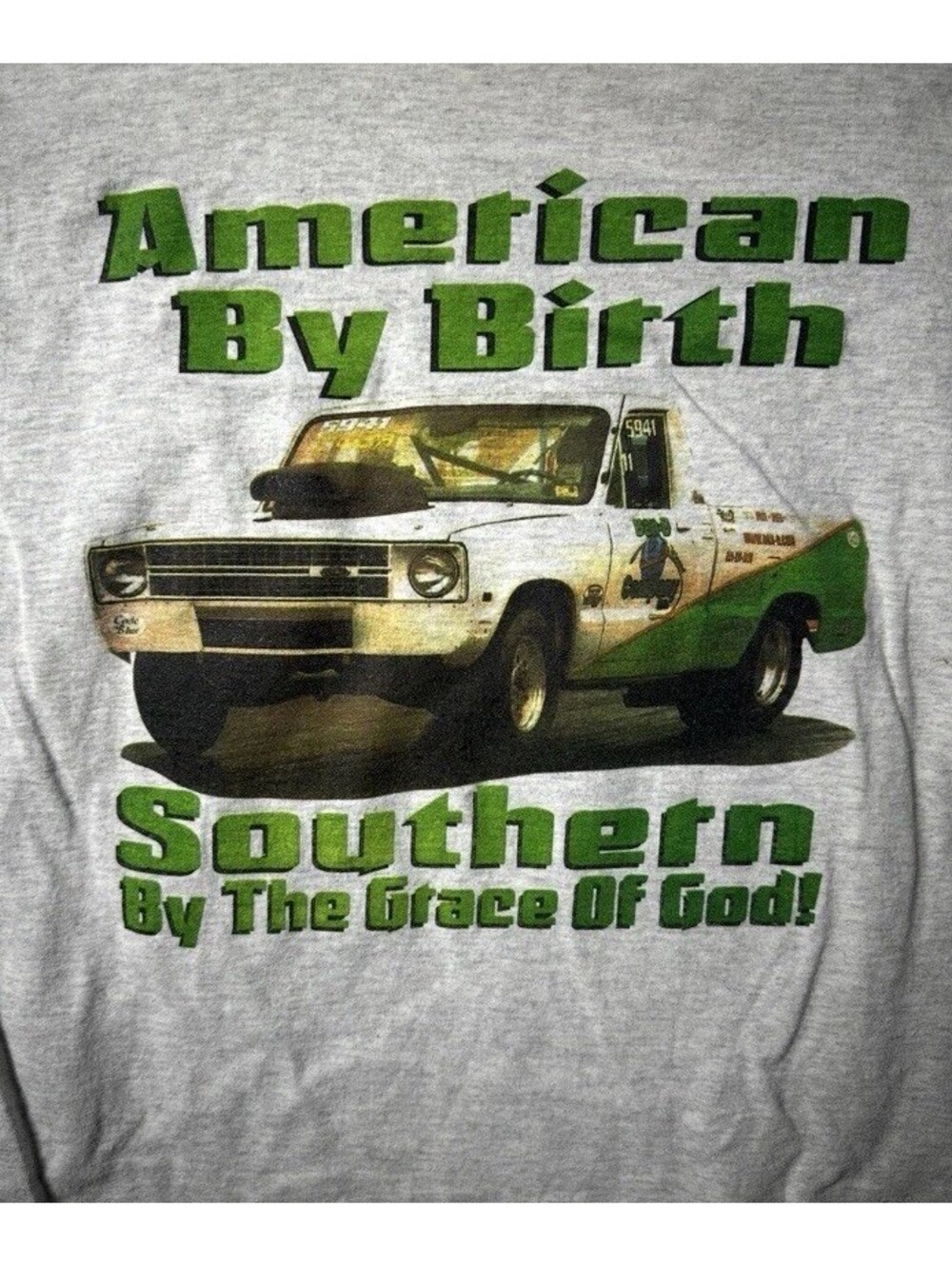 Southern By The Grace Of God T Shirt XL Dodge Truck American Country Redneck